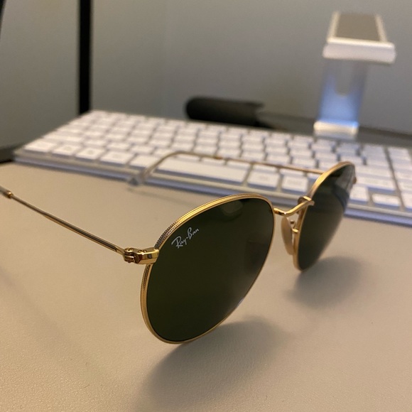 Round Rayban Sunglasses - Picture 3 of 9